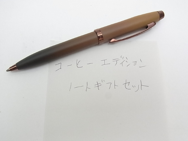 100ボールペンで書いた紙と100ボールペンの画像